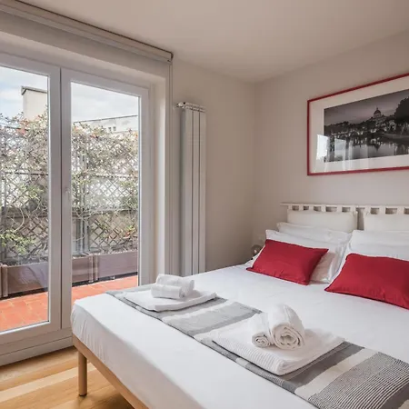 Con Terrazzo - Vicino Centro Di Appartamento Roma